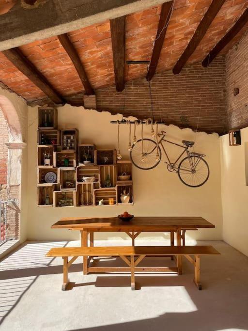 Habitacion Roca Foradada En Casa Cami De Les Aiguees Monistrol De Montserrat Екстер'єр фото